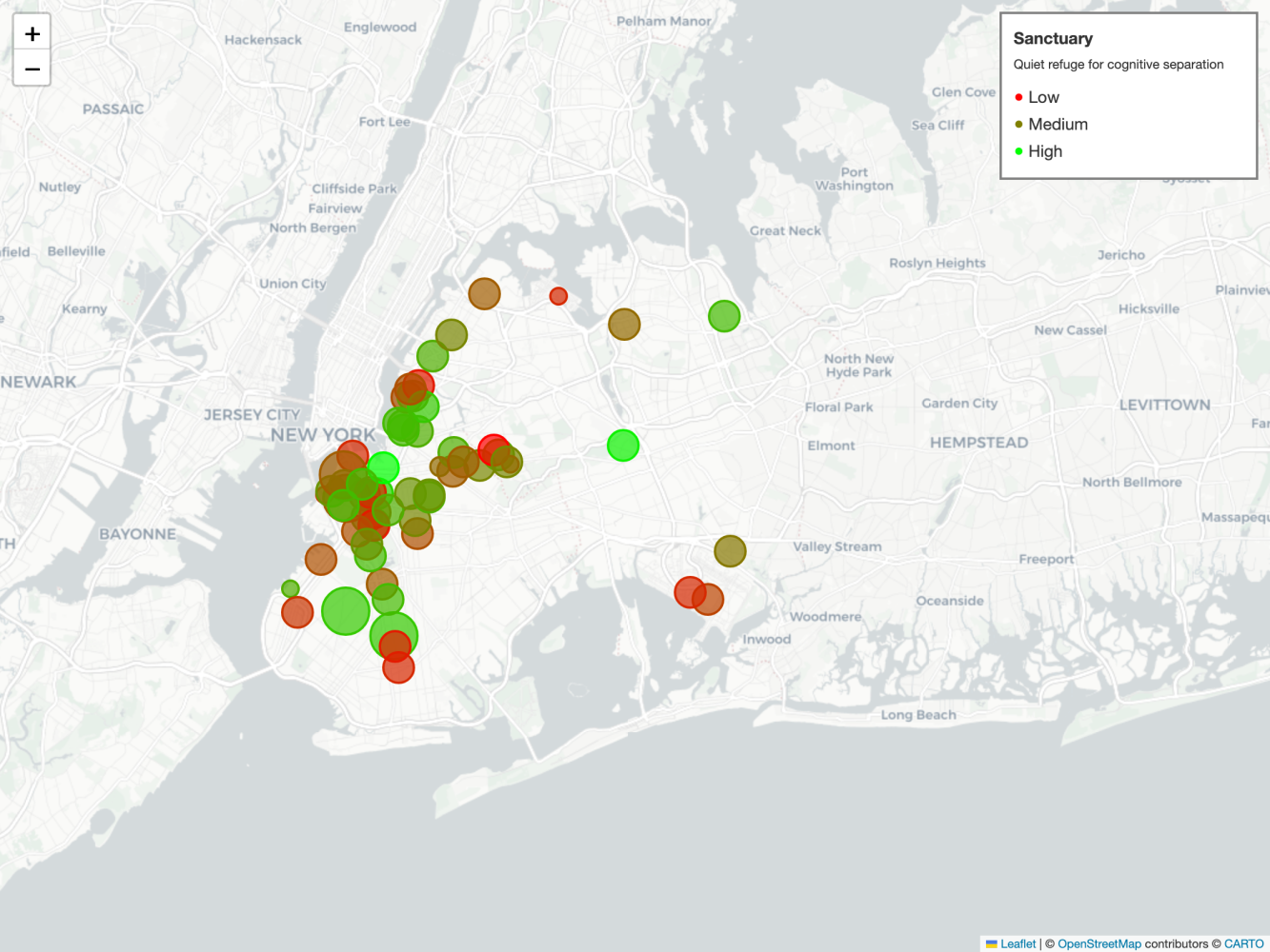 Sanctuary bookstore archetype map