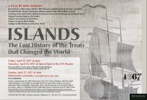 Islands, Wesleyan CFA poster